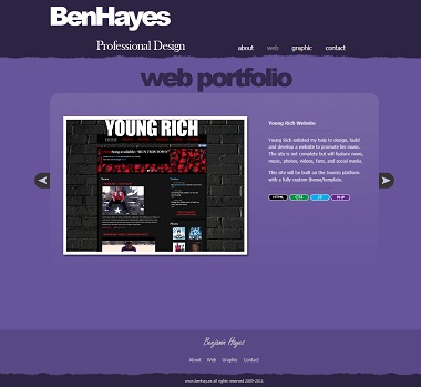 My old website 2
